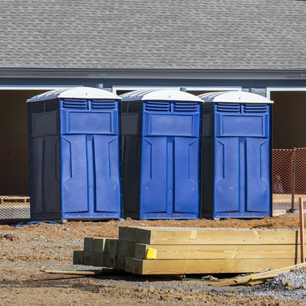 are there any restrictions on what items can be disposed of in the porta potties in Donna Texas